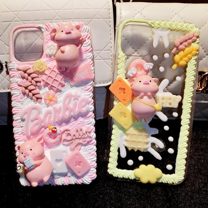 当创意遇见童趣 誉科创昵小猪DIY材料包，亲手打造专属奶油胶手机壳